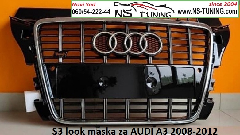 audi a3 8p2 prednja maska s3 ugradnja novi sad tuning servis beograd